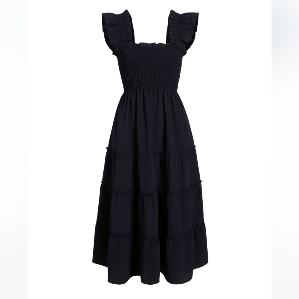 Hill House Ellie in black crepe